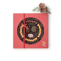 Cocoture jule marcipanfigurer, fyldte chokolade og dragévarer |580g